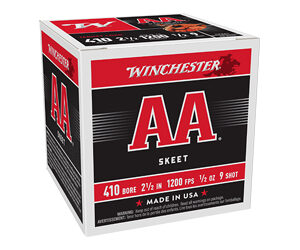 Winchester AA Target .410 ga 2-1/2" MAX 1/2 oz #9  - 25/ct