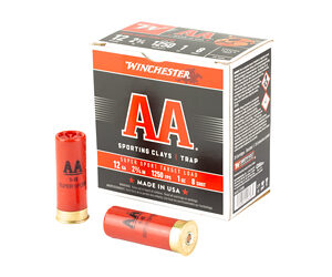 Winchester AA Super Sport Target Load Shotshells 12 ga 2-3/4" 1 oz 1250 fps #8 25/ct
