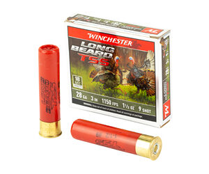 Winchester Long Beard TSS Shotshells 28ga 3" 1-1/2oz 1150 fps #9 5/ct