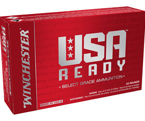 Winchester USA Ready Rifle Ammunition 6.5 Creedmoor 140gr FMJ 2700 fps 20/ct