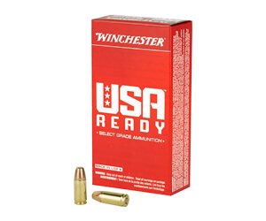 Winchester USA Ready Handgun Ammunition 9mm Luger 115 gr. FMJ-FN 1190 fps 50/ct