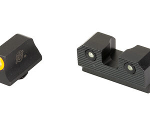 XS Sight Systems R3D 2.0 Suppressor Height Night Sights for Glock 42/43/43x/48 Orange Front with Black Rear
