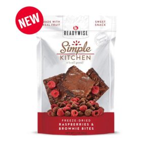 Readywise Simple Kitchen Raspberries & Brownie Bites
