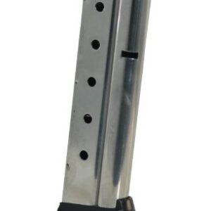 Colt 1911 Gov't/Commander Handgun Magazine Stainless with Base Pad 9mm Luger 10/rd