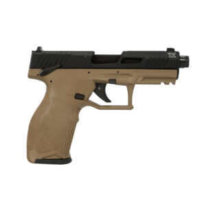 Taurus 2TX22 Handgun .22 LR 10(2)rd Magazines 4.6" Threaded Barrel Black Slide/FDE Frame