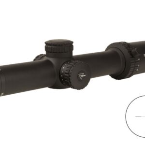 Trijicon Credo 1-6x24 (SFP) 30mm Rifle Scope w/Green BDC Segmented Circle .223 Low Capped Adjusters