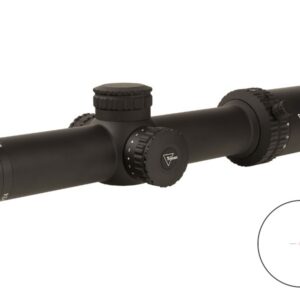 Trijicon Credo 1-6x24 (FFP) 30mm Rifle Scope w/Red MRAD Segmented Circle Low Capped Adjusters