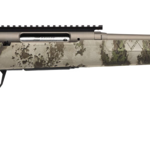 Savage Axis 2 Pro Woodland Camo Compact Rifle 6mm ARC 4rd Capacity 20" Fluted Threaded Barrel Synthetic Stock
