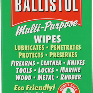 Ballistol Multi-Purpose Oil Wipes 10/ct