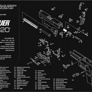 TekMat 11x17 Gun Cleaning Mat- Sig Sauer P320