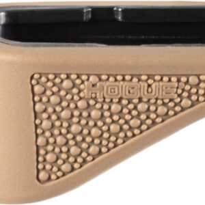 Hogue Overmolded Rubber Grip Extension Base Pad for Glock 42 6/rd Magazines FDE