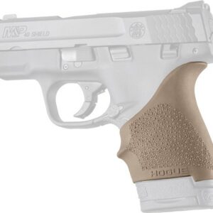 Hogue HandAll Beaver Tail Grip Sleeve S&W M&P Shield Ruger LC9 Glock 26/27 FDE