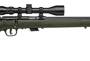 Savage Mark II FXP Rifle .22 LR 5rd Magazine 21" Barrel Synthetic OD Green Stock 3-9x40mm Scope