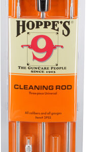 Hoppe's 3 Piece Benchrest Stainless Steel Cleaning Rod - Rifle/ Shotgun