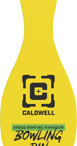 Caldwell AR500 1/4'' Rimfire/Handgun Bowling Pin Target Yellow