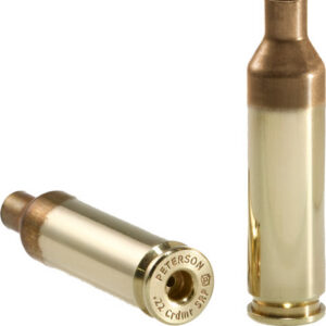 Peterson�SRP(Small Rifle Primer) Unprimed Brass 22 Creedmoor - 50/ct