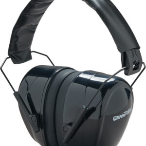 Champion Passive Ear Muffs 27dB Black Clam