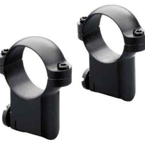 Leupold 2-Piece Solid Steel Ringmounts - Ruger No. 1 & 77/22 30mm Medium Gloss Black