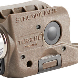 Streamlight TLR-6 HL Weapon Light with Red Laser for Glock 42/43/48 FDE