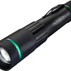 Police Security Flashlights Dover Rechargeable Flashlight 800 Lumens Black