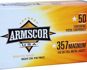 Armscor Handgun Ammunition .357 Mag 158 gr FMJ 1826 fps 50/ct