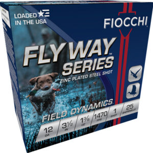 Fiocchi Flyway Steel Shotshells 12 ga 3-1/2" 1-3/8oz 1470 fps #1 25/ct