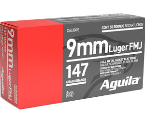 Aguila Handgun Ammunition 9mm Luger 147 gr FMJFP 950 fps 50/ct