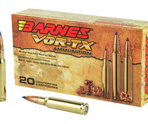 Barnes VOR-TX Rifle Ammunition .308 Win 168 gr TTSXBT 2680 fps 20/ct