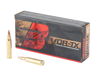 Barnes VOR-TX Rifle Ammunition 5.56mm 70 gr TSX-BT 2850 fps 20/ct