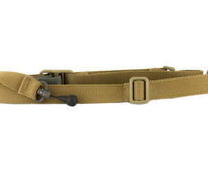 VICKERS 2-TO-1 SLING RED SWIVEL VERSION  NYLON ADJUSTER & HDW COYOTE BR