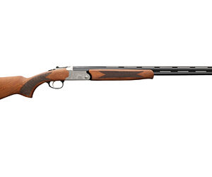 Charles Daly 202A Shotgun 20ga 2rd 26" Barrel Silver Engraved and Walnut Compact Stock
