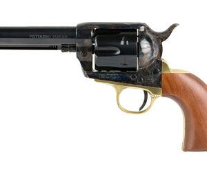 Cimarron Pistolero Handgun 9mm Luger 6rd Capacity 4.75" Barrel Case Hardened with Wood Grips
