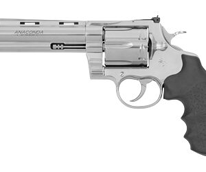 Colt Anaconda Handgun .44 Rem Mag 6rd Capacity 6" Barrel Stainless Frame Black Grips