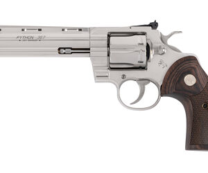 Colt Target Python Handgun .357 Mag 6rd Capacity Stainless Steel Frame Walnut Medallion Grips