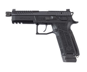 CZ P-09 F Nocturne Suppressor Ready OR Handgun 9mm Luger 21rd Magazines(2) 4.5" Threaded Barrel Fixed Sights Black