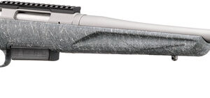 Ruger American Rifle Gen II 450 Bushmaster 3rd Magazine 20" Threaded Barrel Gray Splatter Stock