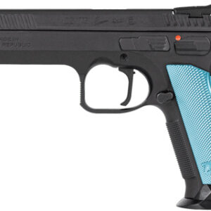CZ 75 Tactical Sport 2 Handgun 9mm Luger 20rd Magazines 5.28" Barrel Blue Aluminum Grips