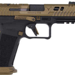 Canik TTI Combat Handgun 9mm Luger 10rd Magazines (2) 4.6" Barrel Black and Bronze