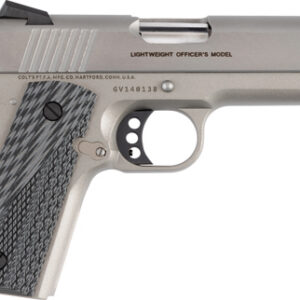 Colt Lightweight Officer Single Action Handgun .45 Auto 7rd Magazine 4.25" Barrel G10 Grips