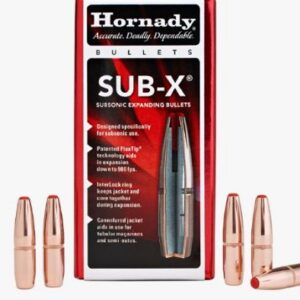 Hornady Sub-X Subsonic Expanding Bullets 338 cal .338" 307 gr SUB-X (338 ARC) 50/ct