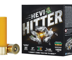 HEVI-Shot HEVI-Hitter Tungsten/Steel Shotshells 20ga 3" 7/8oz 1450 fps #2 25/ct