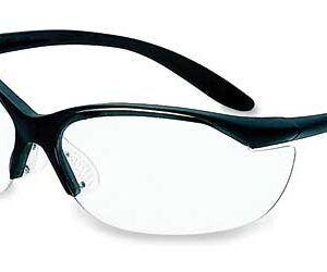 Howard Leight Uvex Vapor II Shooting Glasses Black with Clear Lens