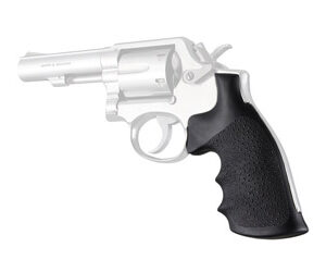 Hogue S&W K/L Frame Square Butt Rubber Handgun Grip Black