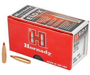 Hornady ELD-X Bullets with Heat Shield Tip 6mm .243" 103 gr ELD-X 100/box