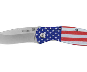 Kershaw Blur Folding Knife 3-2/5" Drop Point Blade USA Flag