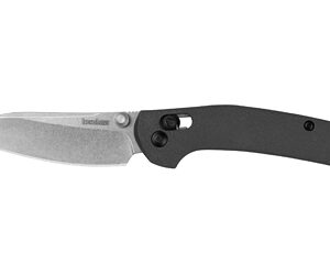 Kershaw Duster Folding Knife 2-9/10" Modified Sheepsfoot Blade Grey