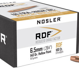 Nosler RDF Match Rifle Bullets 6.5mm .264" 140 gr HPBT 100/ct