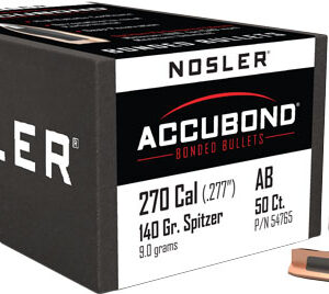 Nosler AccuBond Rifle Bullets .270 cal .277" 140 gr SBT-ACB 50/ct