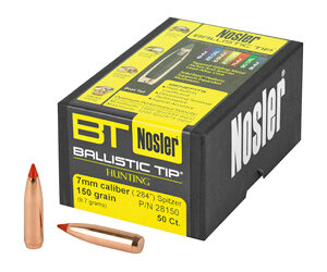 Nosler Ballistic Tip Hunting Rifle Bullets 7mm .284" 150 gr SBT-BTIP 50/ct