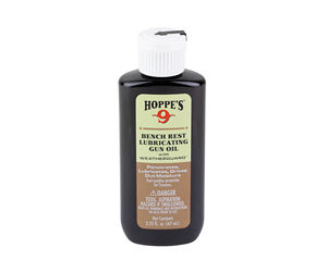 Hoppe's Bench Rest 9 Lubricating Oil with Weatherguard - 2-1/4 oz Squeeze Bottle